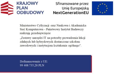 NIEODPŁATNE PRZEKAZANIE SPRZĘTU NA POTRZEBY PROWADZENIA NAUCZANIA LEKCJI ZDALNYCH LUB HYBRYDOWYCH DLA UCZNIÓW Z TERNU GMINY ŻABNO W RAMACH PROJEKTU KPO C12L